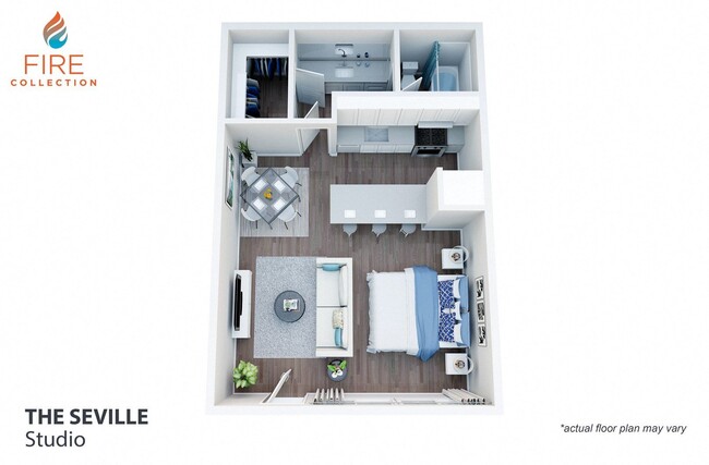 Floorplan - The Seville Apartments