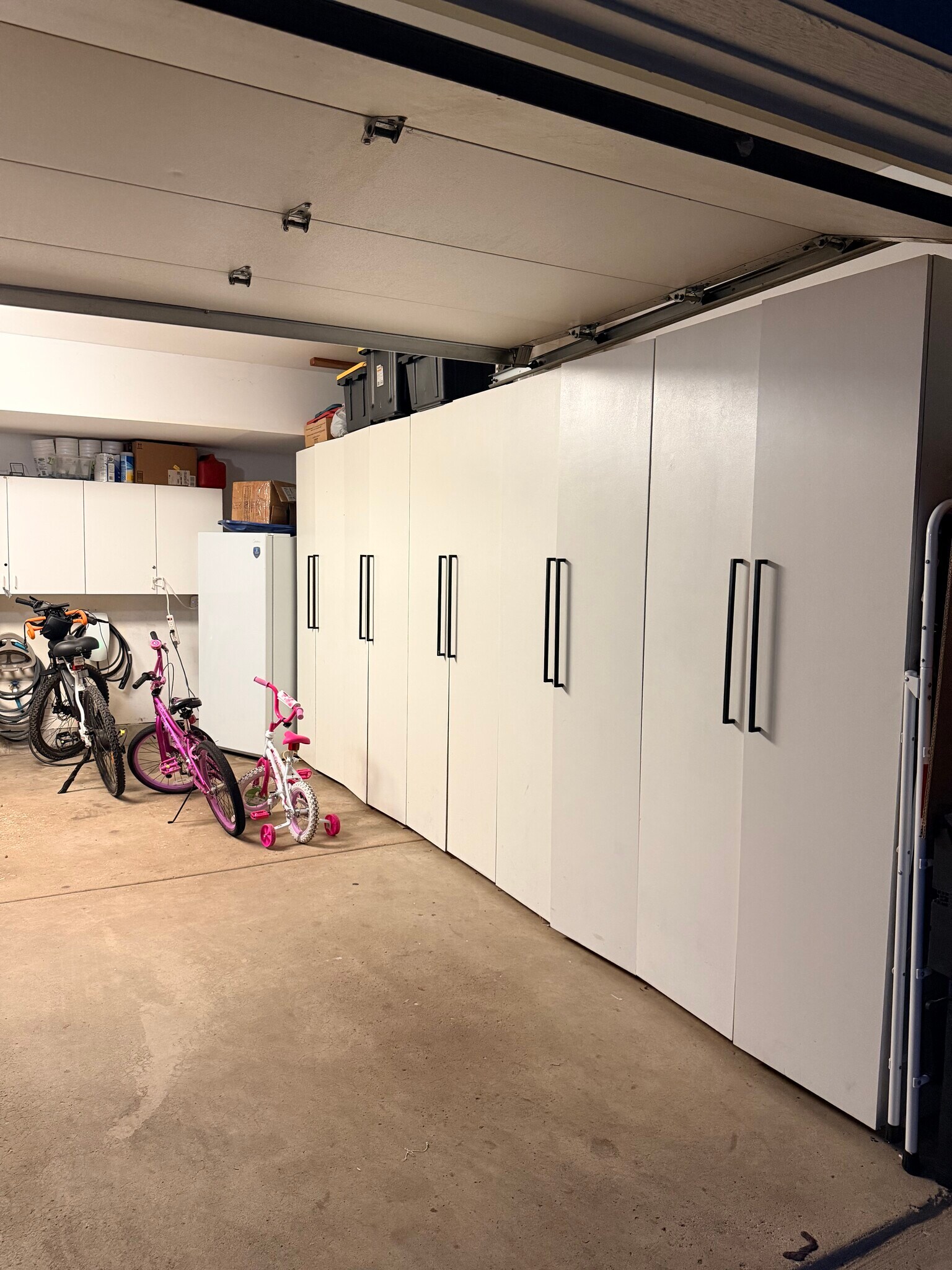Garage cabinets - 172 N East River Rd