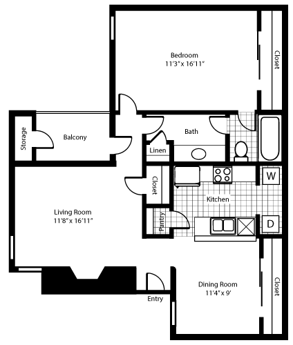 Floorplan - The Summit Apartments