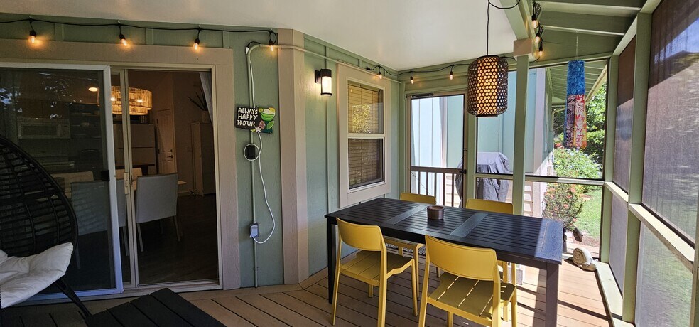 Back Lanai - 14 Hoku Pl