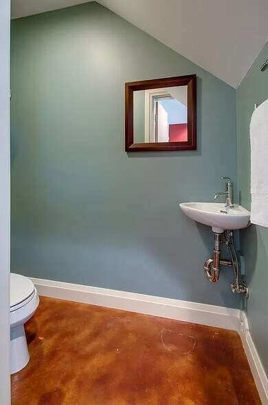 Half bath in lower level - 324 Van Buren St