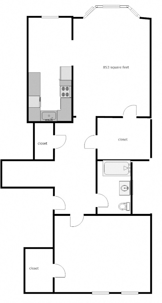 Floorplan - 1080 Eddy Street Apartments