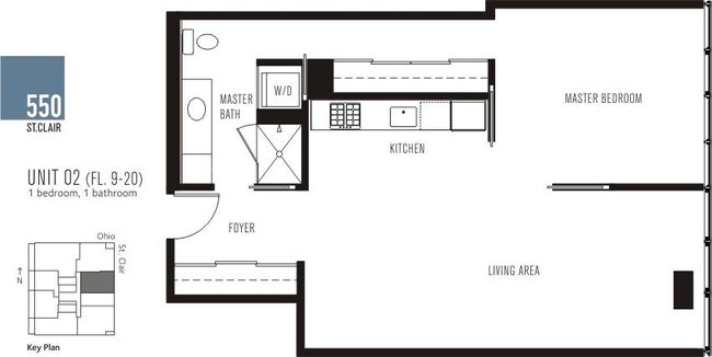 Floorplan - 550 N Saint Clair St