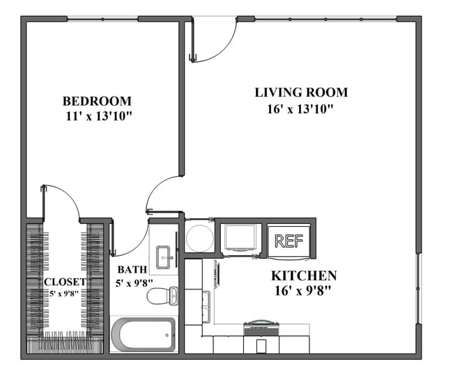 Floorplan - Monte Vista Apartments