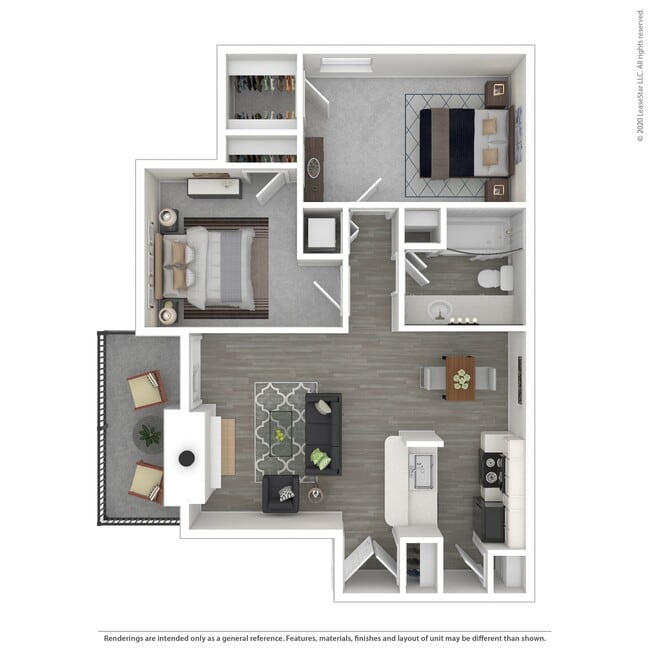 Floorplan - Alena Apartments