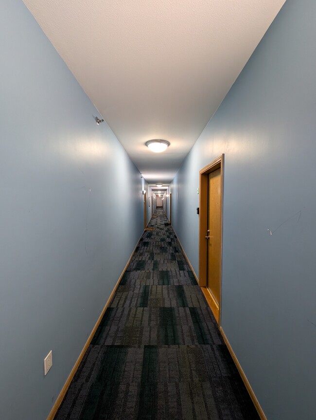 Hallway outside condo front door - 2121 S Kinnickinnic Ave