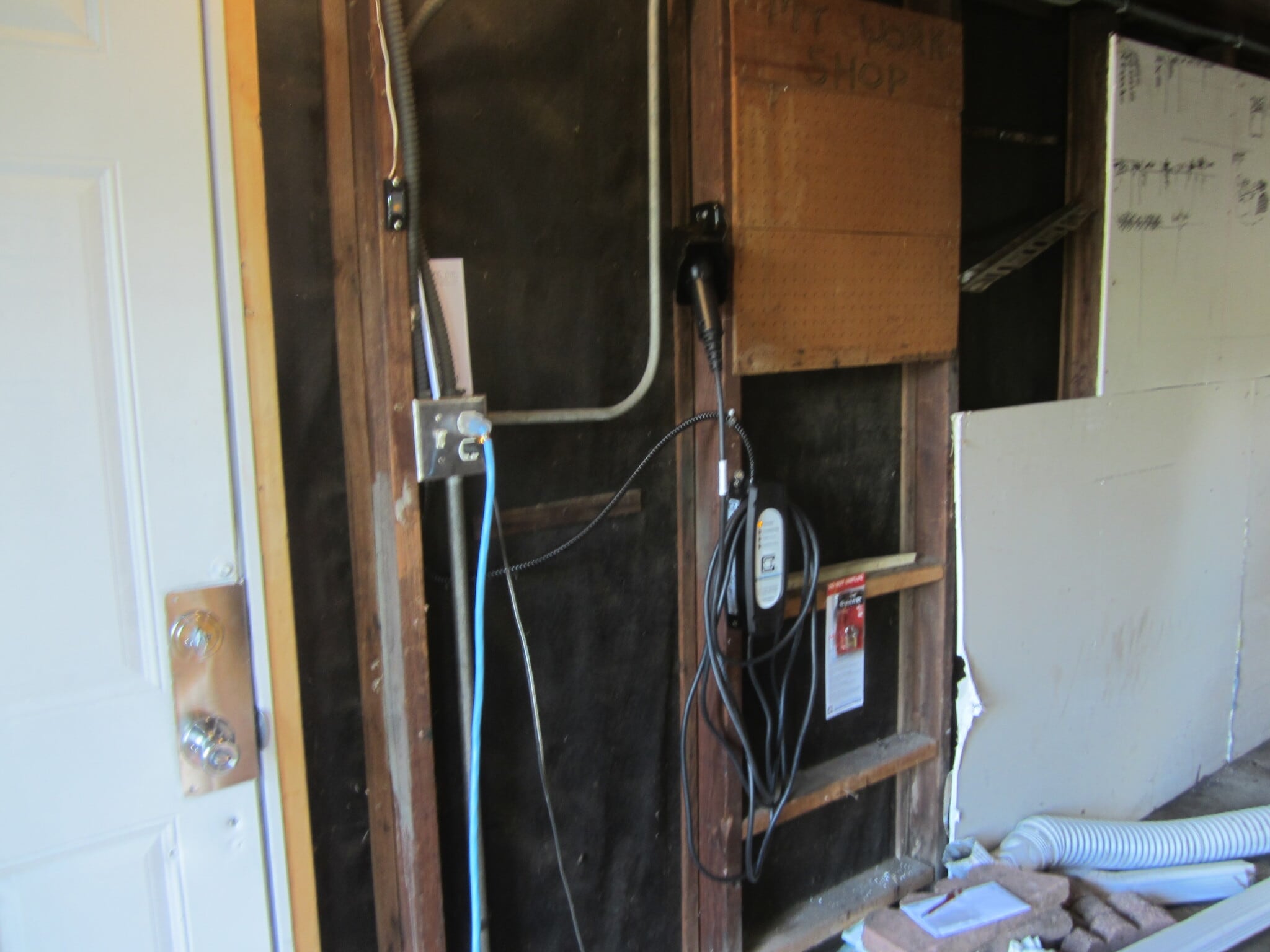 240v EV charging in garage - 4538 Colfax Ave N