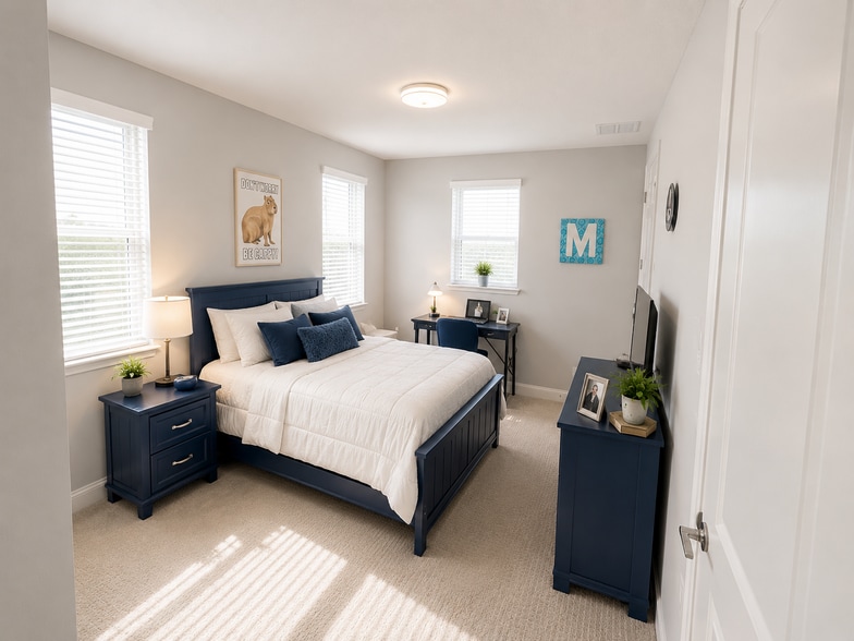 Third bedroom upstairs .there are four bedrooms total - 363 Caribbean Pl