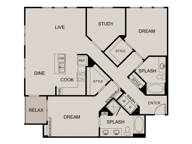 Floorplan - 7166 at Belmar