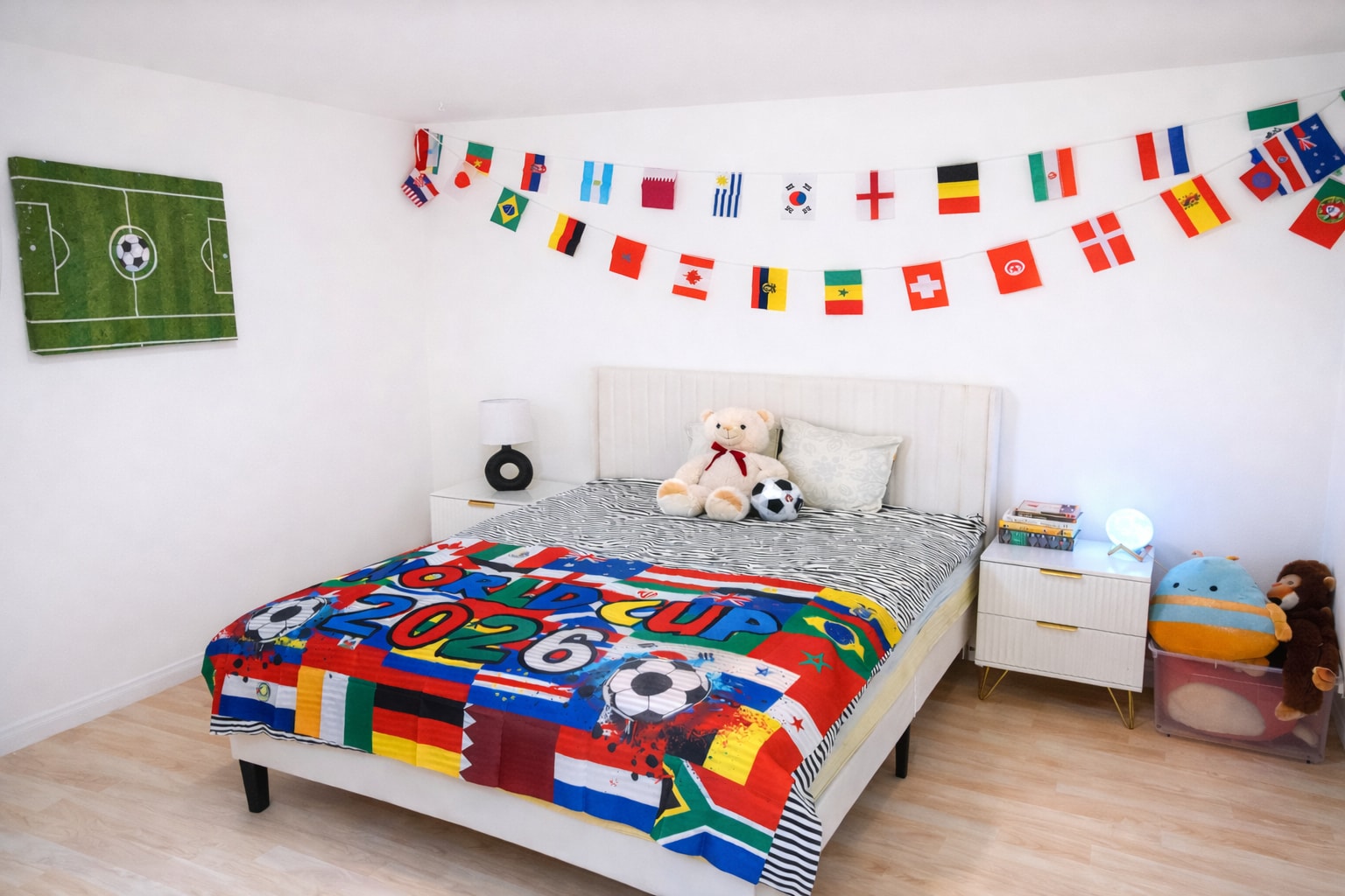 On Demand Setup | Turn Bedroom into a World Cup Themed Room - 4401 Kraft Ave