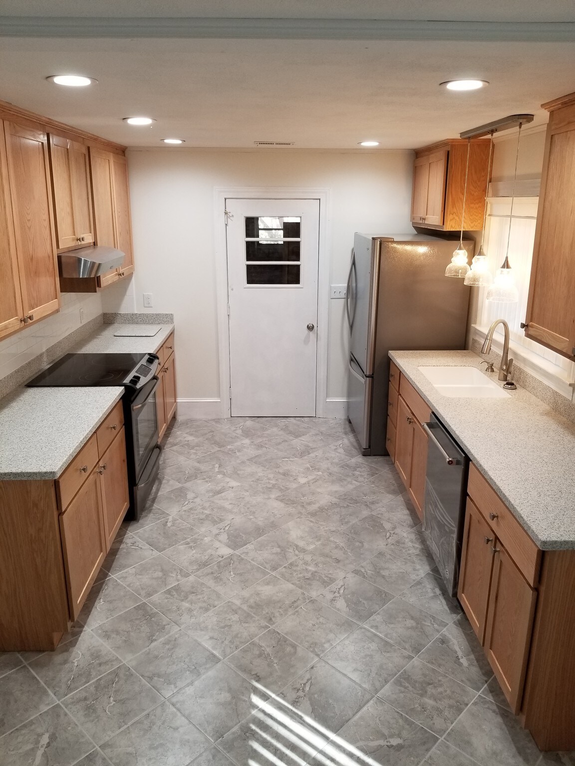 Galley kitchen all new - 312 Harvey Cir