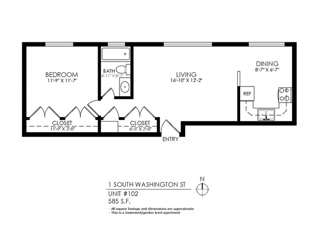 Floorplan - 1 South Washington