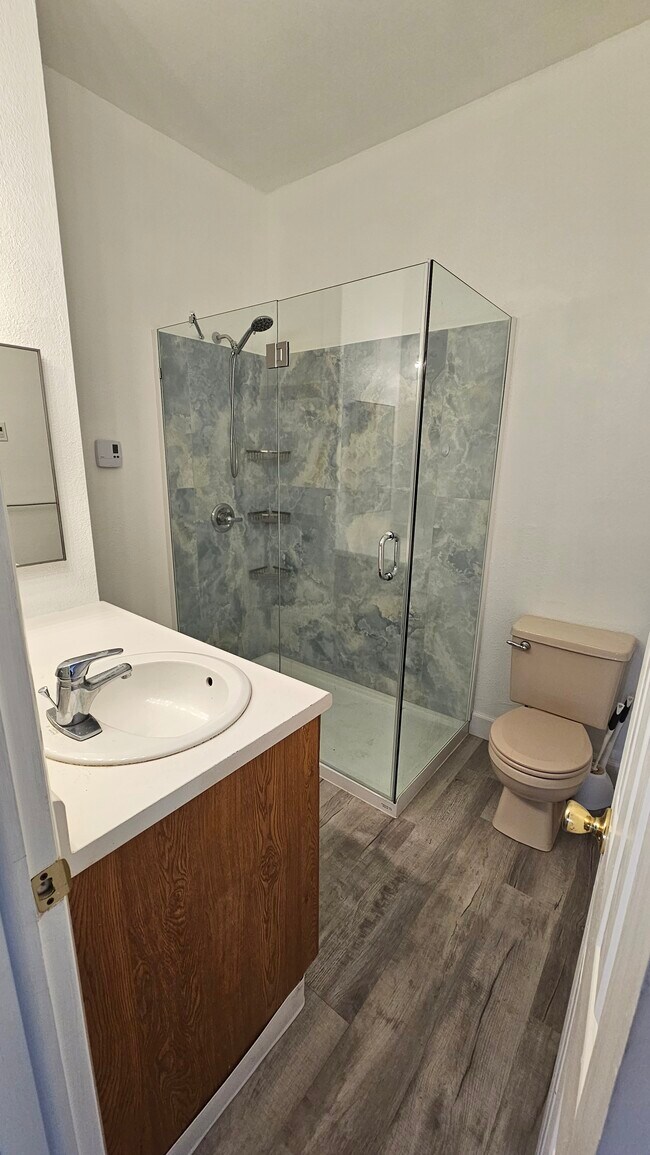 New four foot glass shower - 15155 Washington St