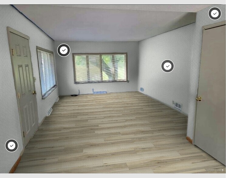 Living room- new flooring 2026 - 802 Le Hillier St