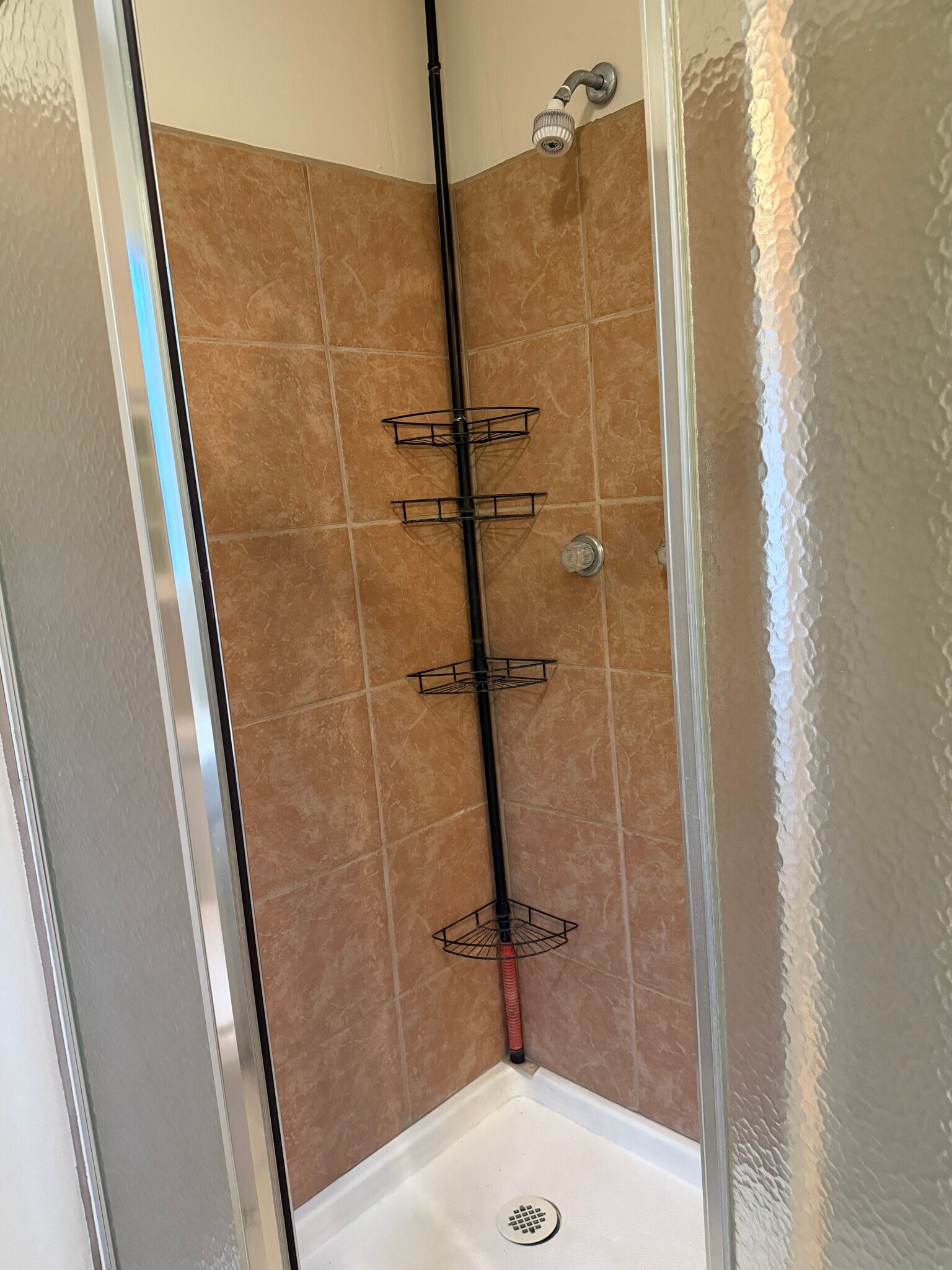 standing shower in bathroom - 17526 Horace St