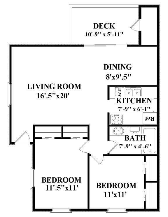 Floorplan - Windtree Apartments