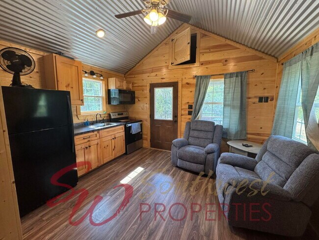 Building Photo - Escape to a peaceful, private retreat for one in this studio cabin!