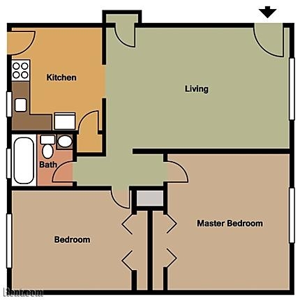 2BR/1BA - Midwood 555