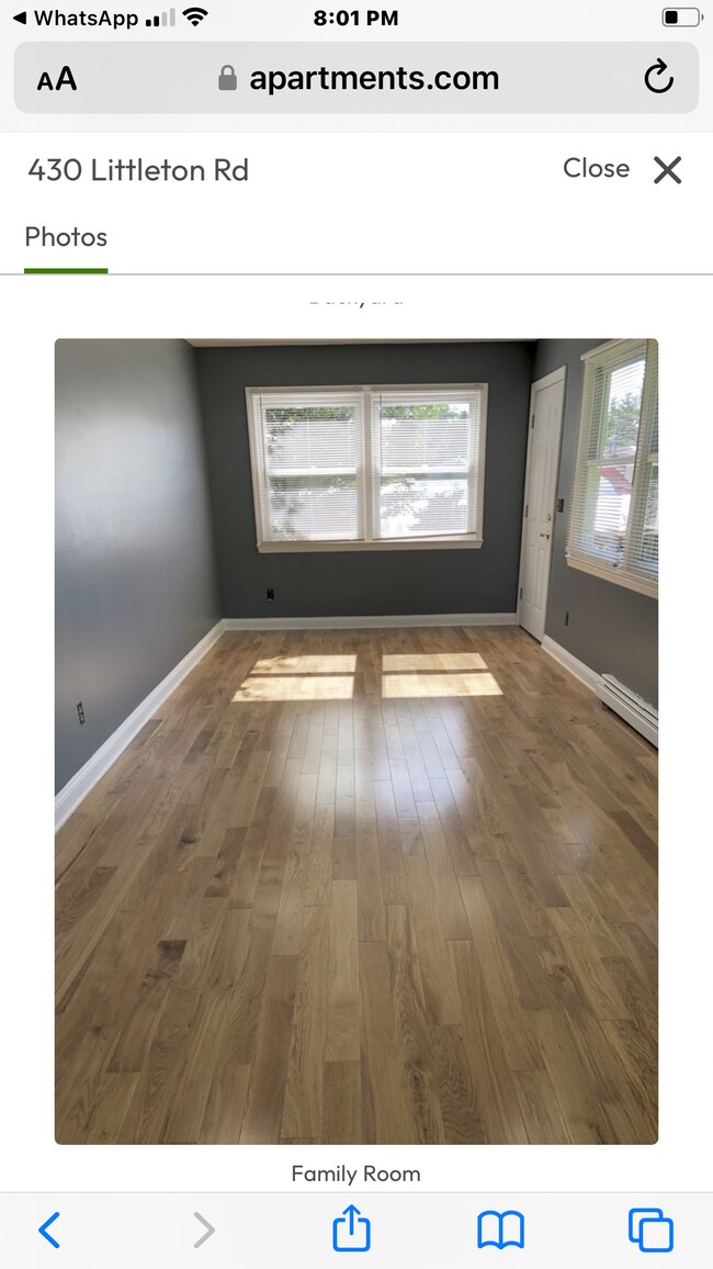 Family room - 430 Littleton Rd