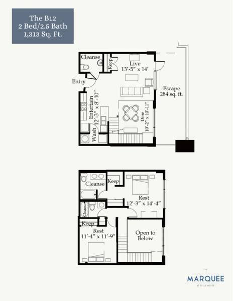 Floorplan - Marquee at Belle Meade
