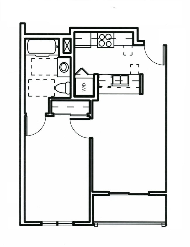 Livorno 1x1 E floor plan PR SM Livorno LLC - PR SM Livorno LLC