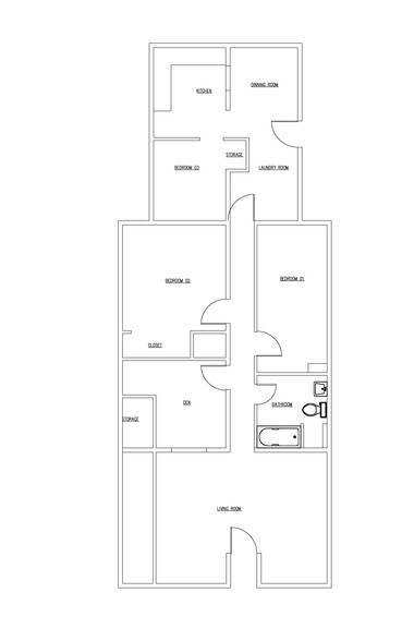 Property Space Plan - 509 W Centre St