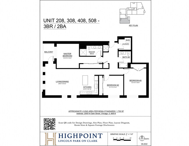 Floorplan - HIGHPOINT Lincoln Park on Clark