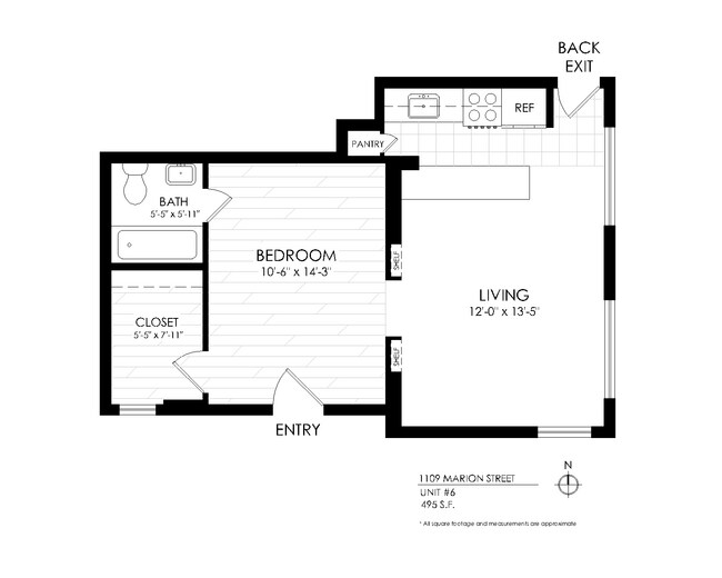 Floorplan - Cross Park Apartments