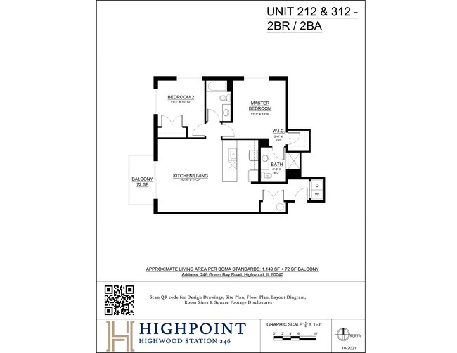 Floorplan - HIGHPOINT Highwood Station 246