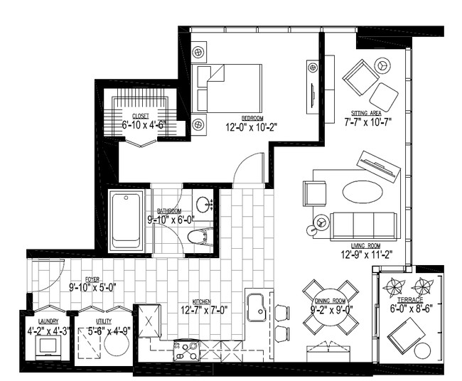 1BR/1BA - Signature Place Tower