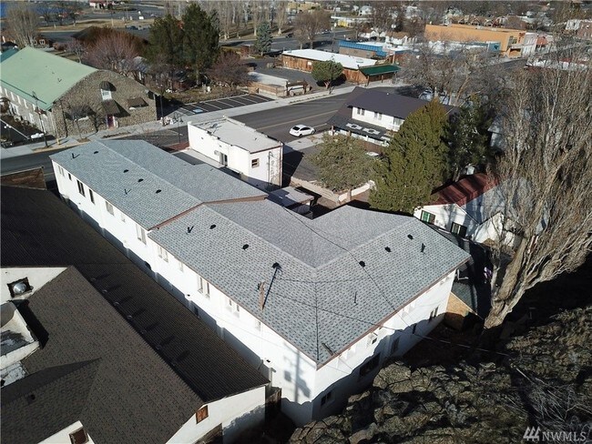 Front of the building from the north - The Corsican Apartments