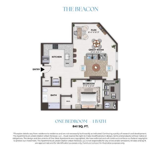 Floorplan - One West Apartments