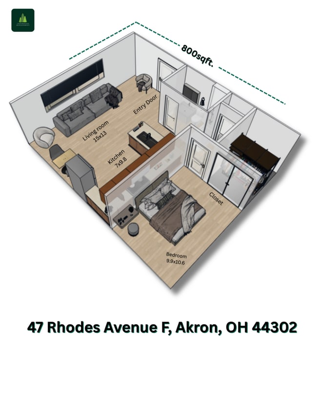 Building Photo - Simple and comfortable 1 Bedroom 1 Bathroom at Rhodes Avenue!