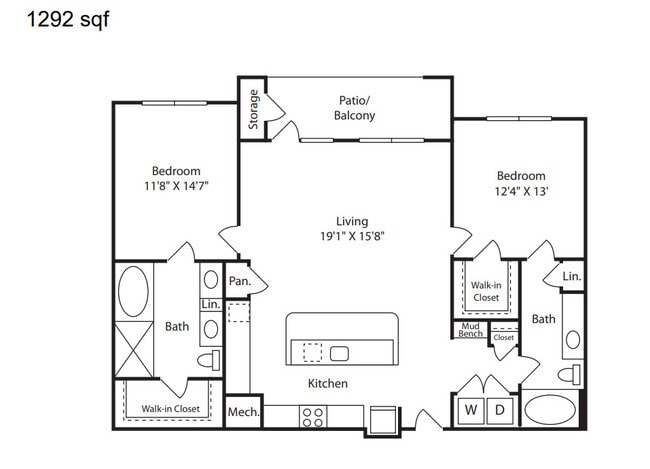 Floorplan - The Mitchell at Woodmill Creek