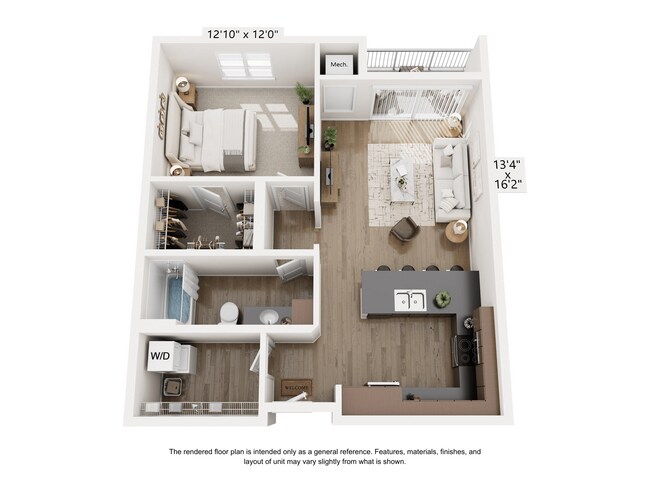 Floorplan - The Mill Apartments