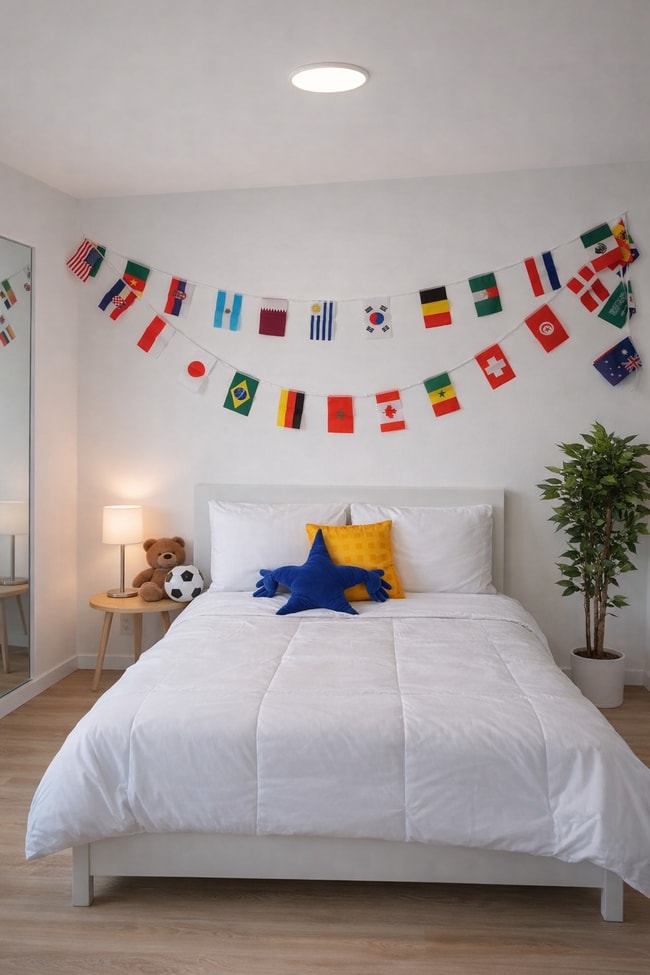 On Demand Setup | Turn Bedroom #2 into a World Cup Themed Room - 5860 Hazeltine Ave