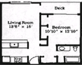 1BR/1BA - The Flats at Redstone