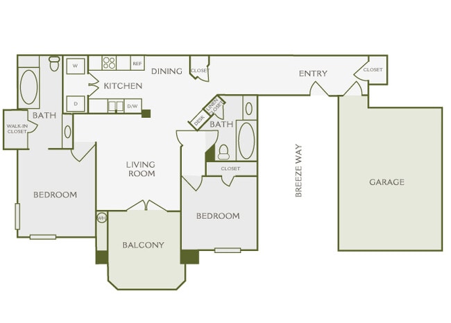 Floorplan - Antelope Ridge Apartments