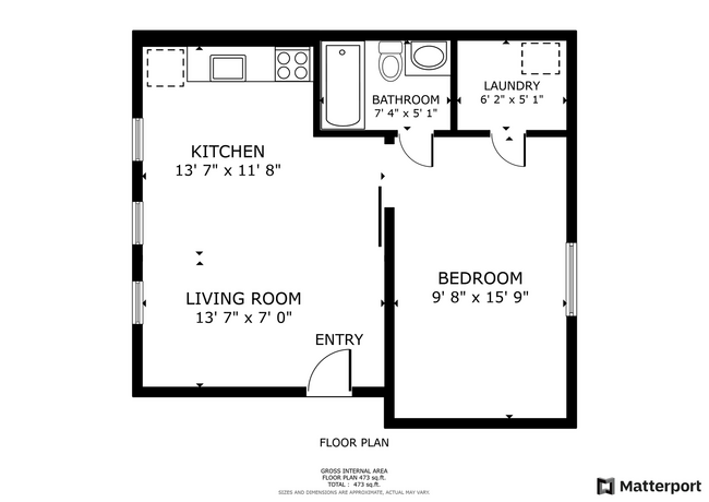 Floorplan - The Garden Apartments