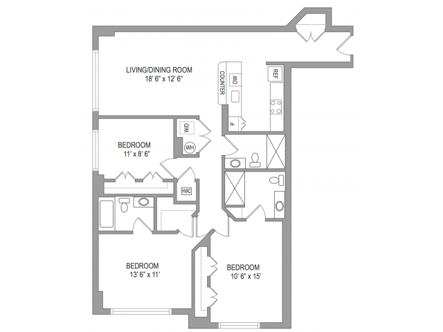 Showcasing Unit 545-212 Floor Plan - Birchwood