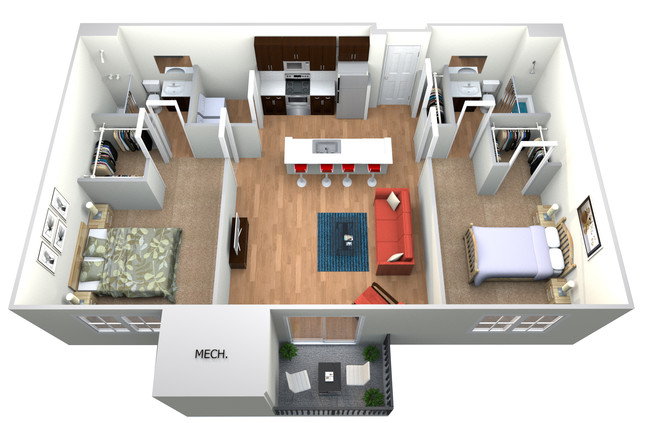 Floorplan - CenterPointe Apartments