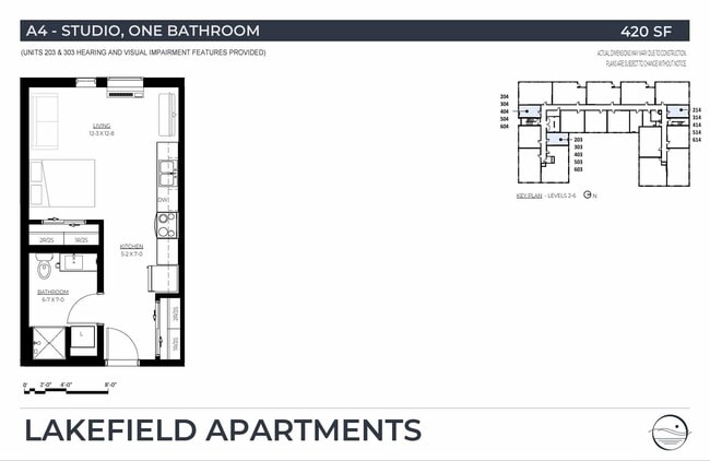 Floorplan - Lakefield Apartments