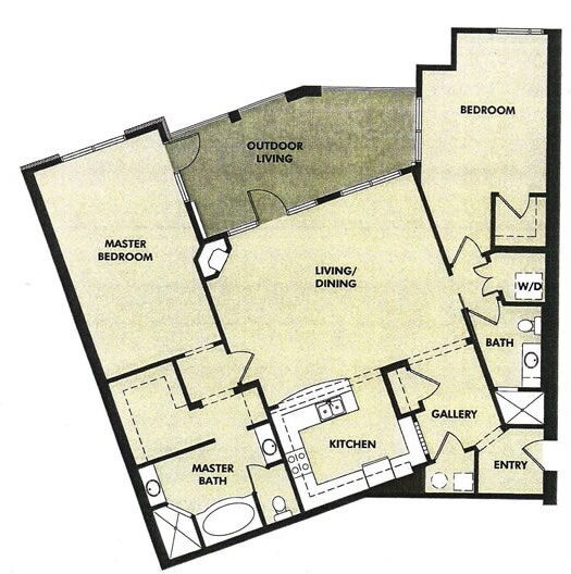 2BR/2BA - The Overlook at Westover Hills