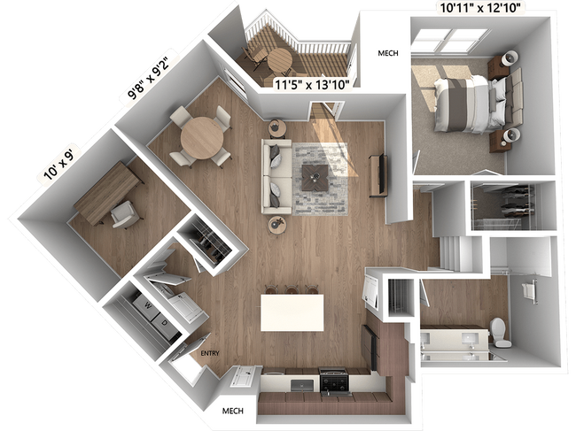Floorplan - Avalon Princeton Circle