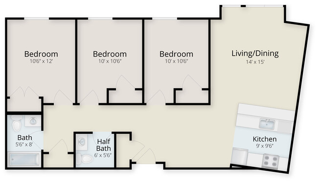 Floorplan - Indigo Block Master Tenant