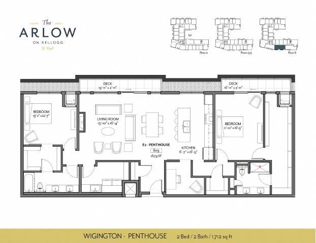 Floorplan - The Arlow on Kellogg