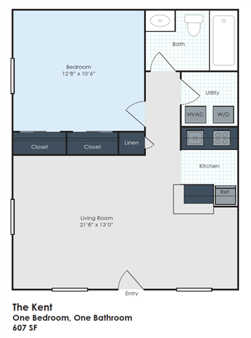 Floorplan - Oakwood Apartments & Townhomes