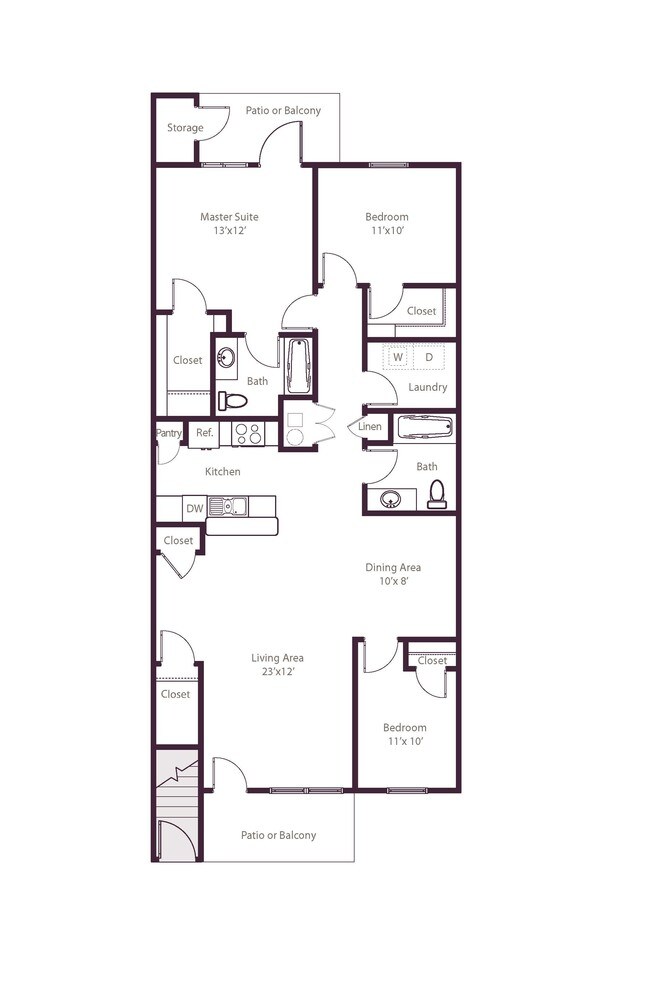 Huge Three Bedroom - Residences of Gallatin