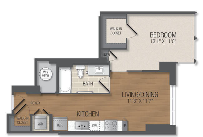 Floorplan - The Acadia at Metropolitan Park