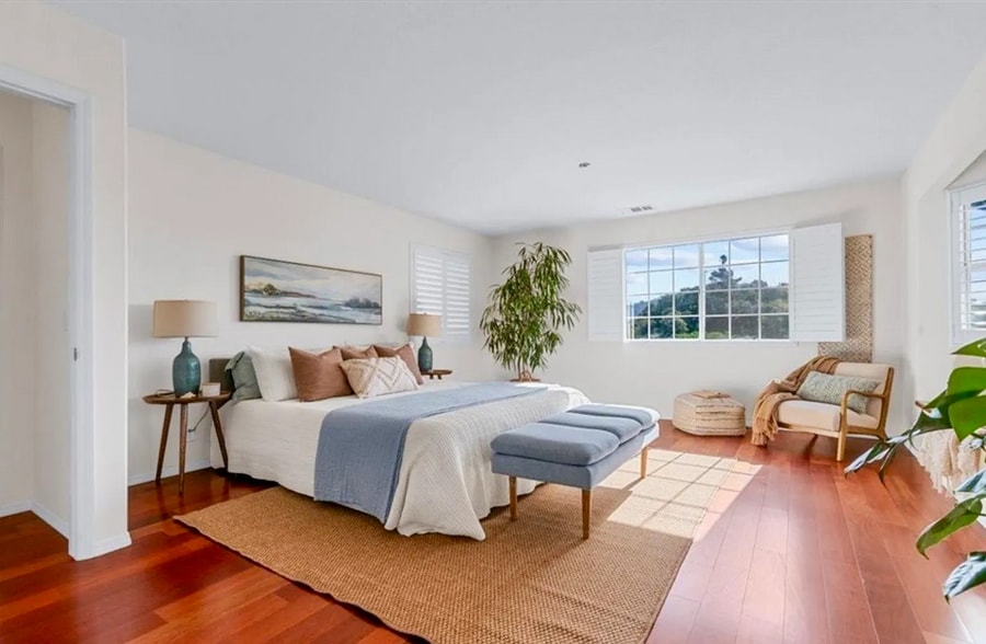 Primary Bedroom (note: lighted ceiling fan has been installed). - 221 Appy Way